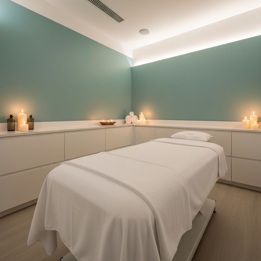 Luxury spa treatment room at Royal Touch Spa Pune